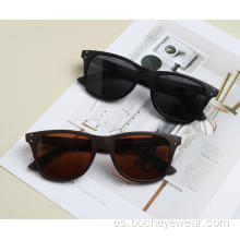 gafas de sol de marca al por mayor clásicas gafas de sol de moda unisex con montura grande TR90